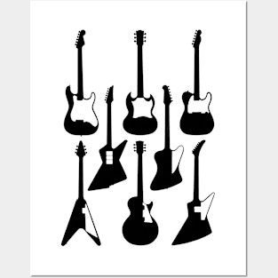 Guitar Collection Posters and Art